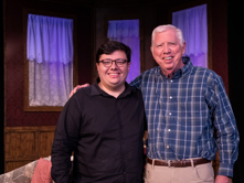 Garth with conductor Juliano Aniceto.  July 31, 2022. 